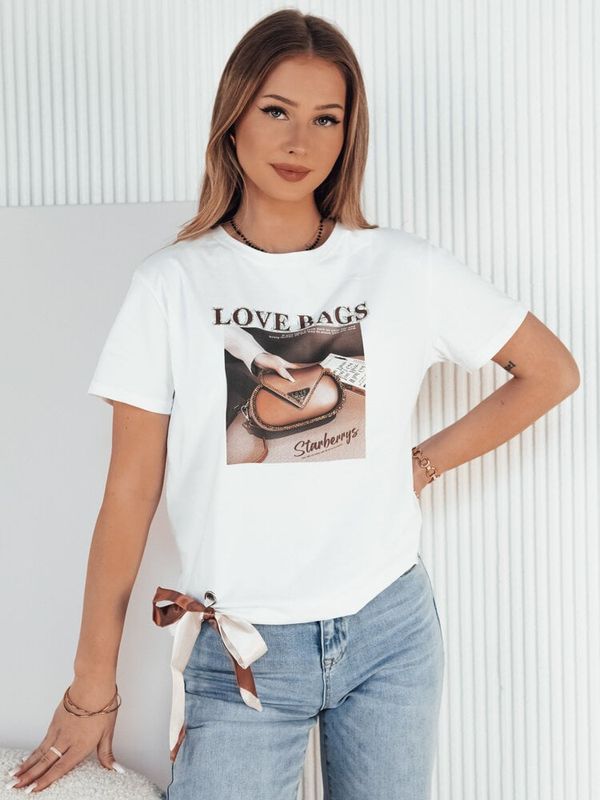 DStreet LOBAG women's T-shirt white Dstreet