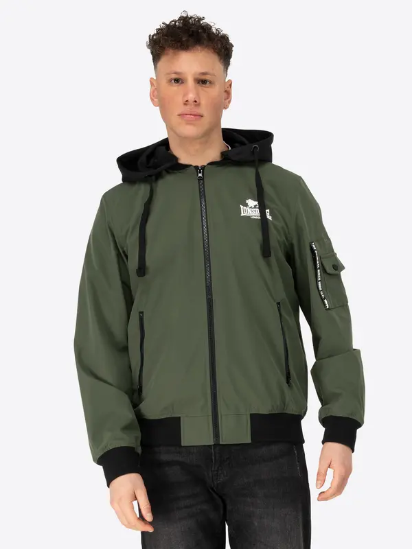 Lonsdale Lonsdale Men's hooded jacket slim fitMen's windbreaker regular fit
