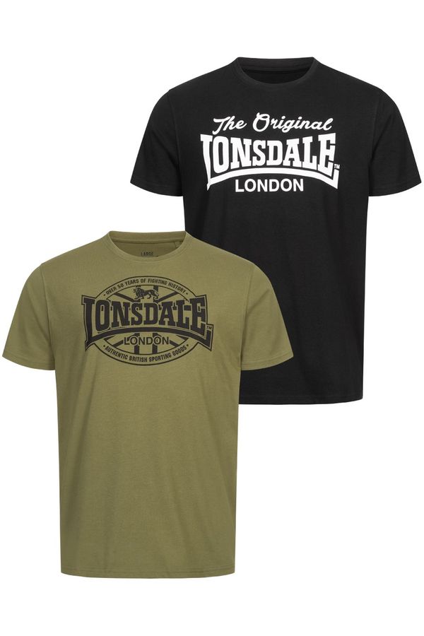 Lonsdale Lonsdale muška majica regular fit double pack