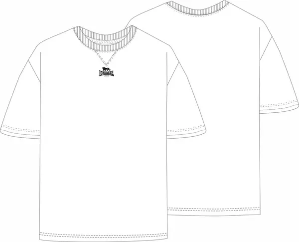Lonsdale Lonsdale prevelika muška majica kratkih rukava