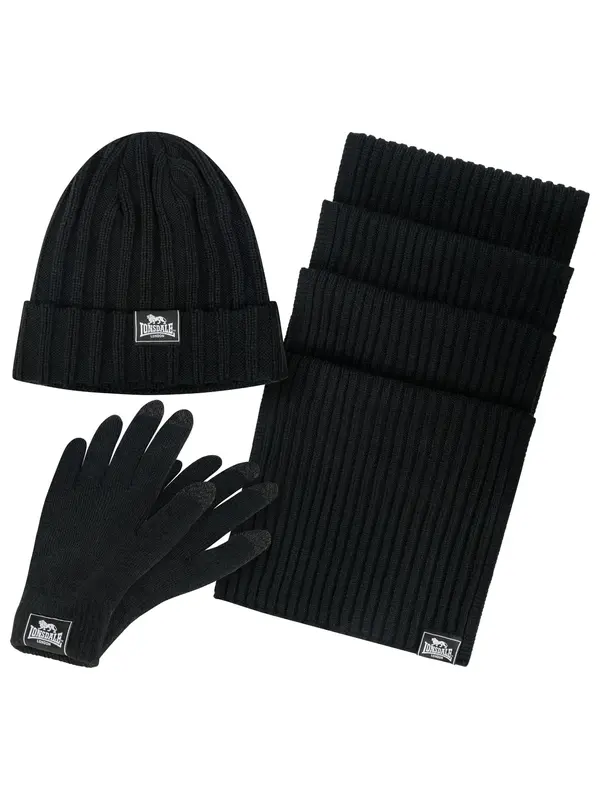 Lonsdale Lonsdale unisex kapa, šal i rukavice
