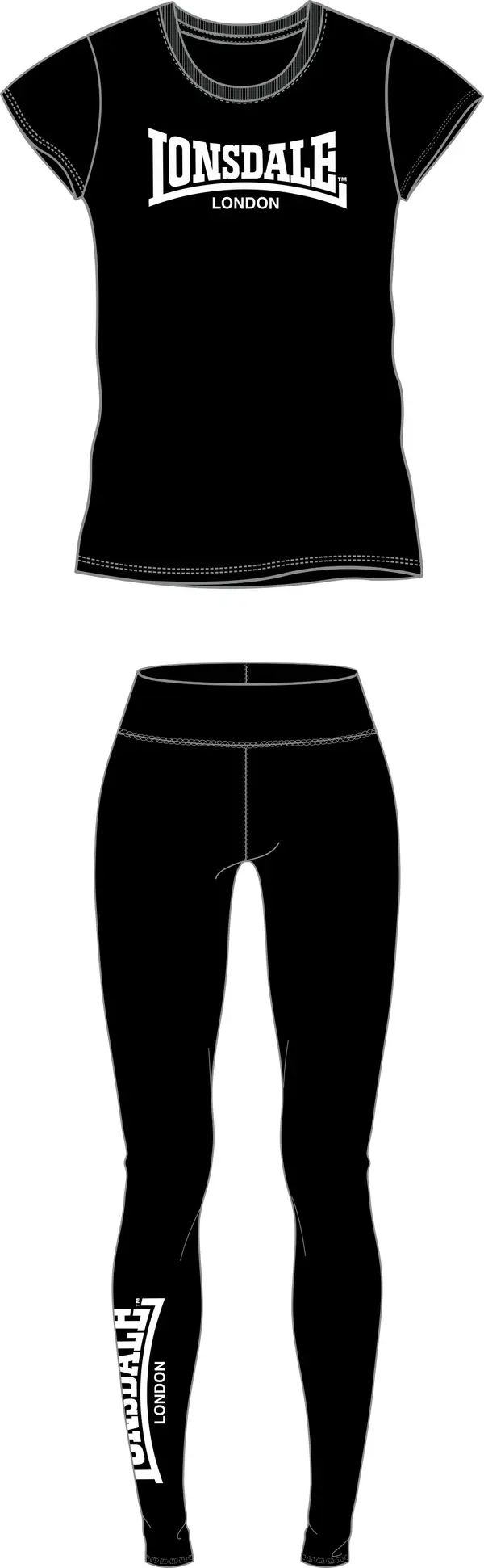Lonsdale Lonsdale Women's t-shirt & leggings set