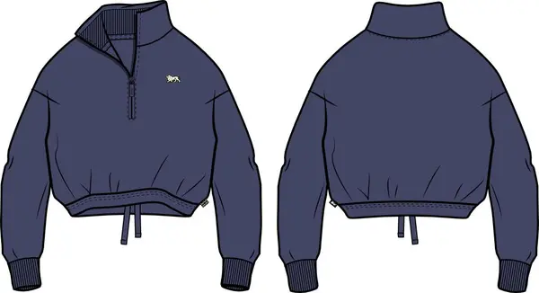 Lonsdale Lonsdale ženska majica s patentnim zatvaračem