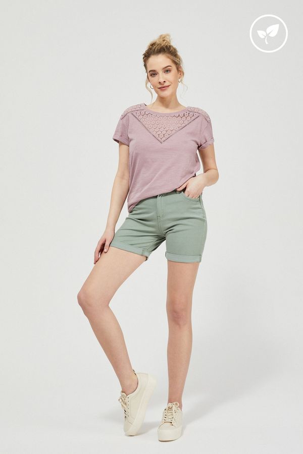 Moodo Lyocell Shorts - Olive