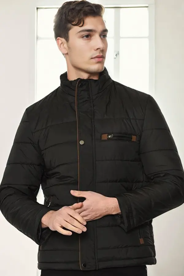 dewberry M9625 DEWBERRY MEN'S JACKET-BLACK
