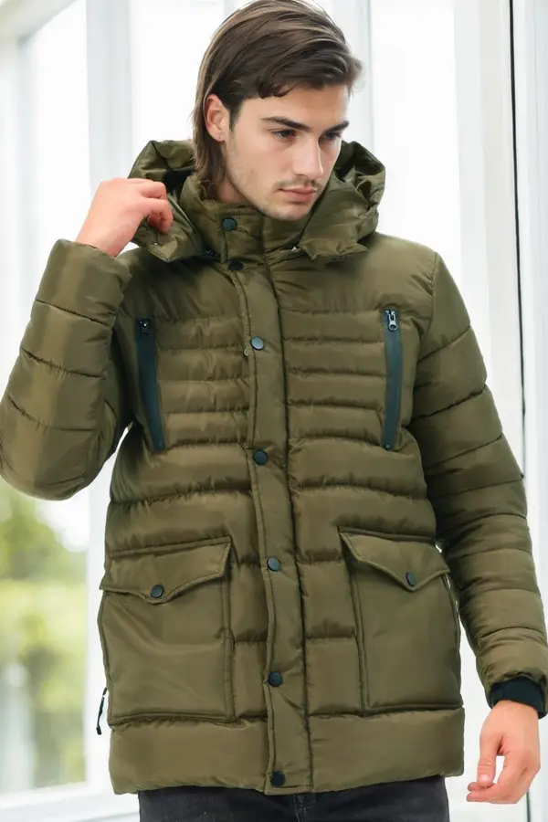 dewberry M9657 DEWBERRY MEN'S JACKET-KHAKI