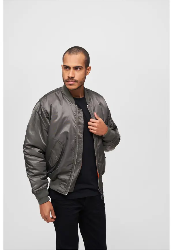 Brandit MA1 Charcoal Bomber Jacket
