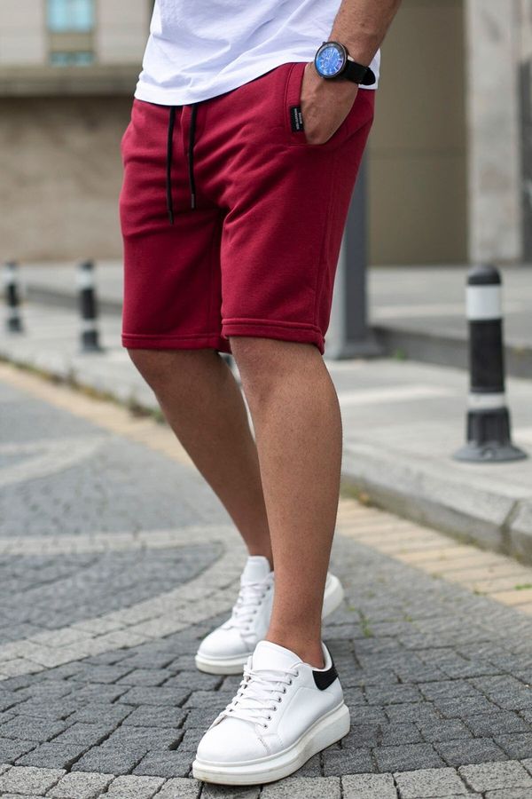 Madmext Madmext Claret Red Men's Regular Fit Shorts 4842