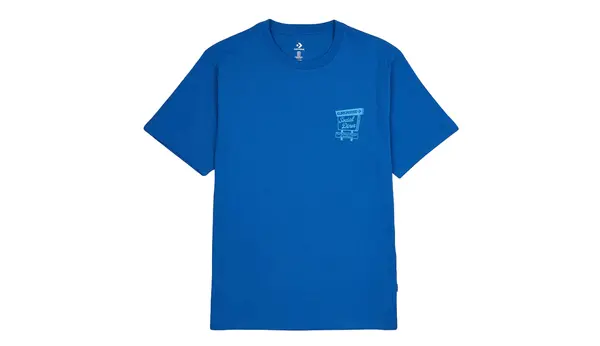 Converse Majica Converse Social Diner Tee plava