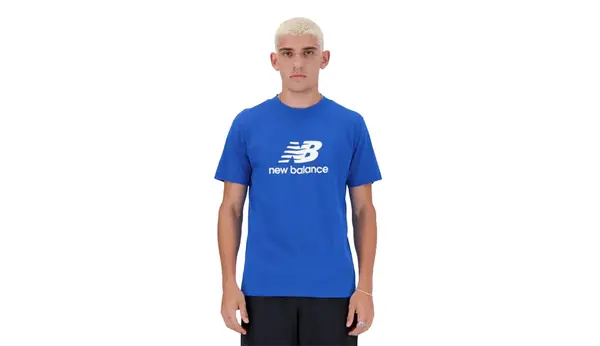 New Balance Majica kratkih rukava s logom New Balance Sport Essentials plave boje