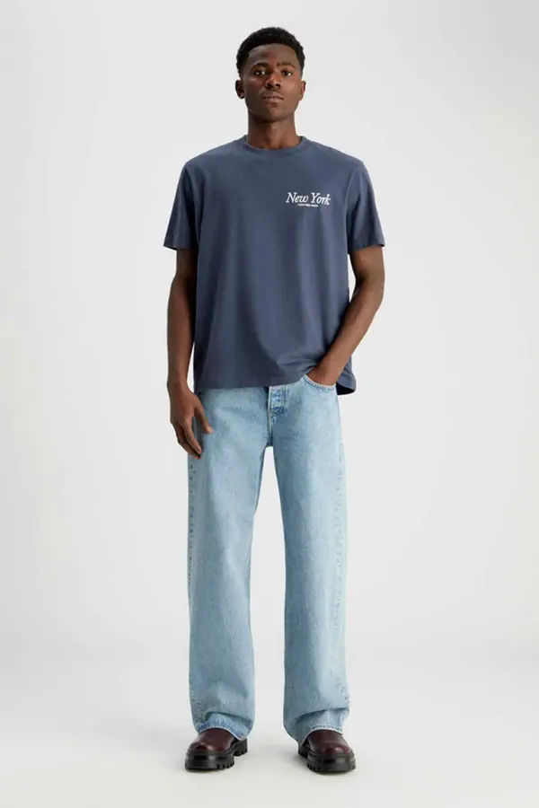 Calvin Klein Majica kratkih rukava s natpisom Calvin Klein CK New York