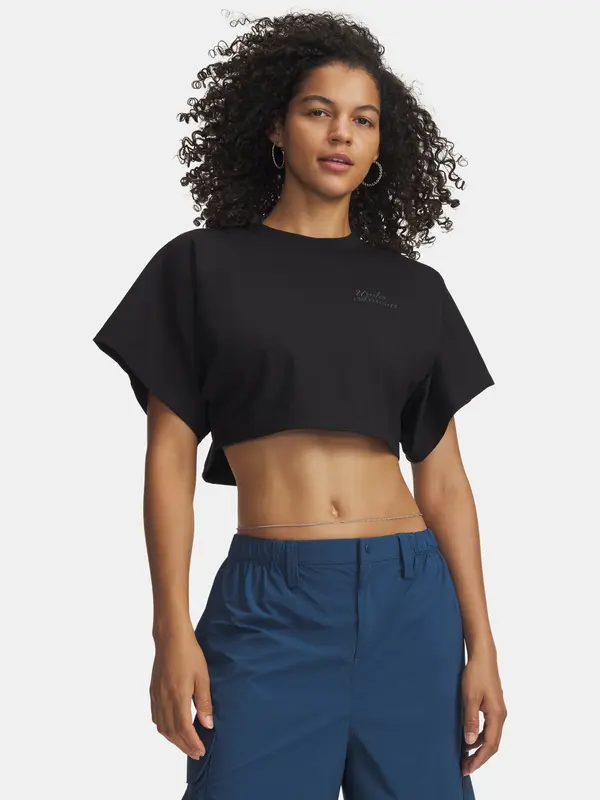 Under Armour Majica kratkih rukava Under Armour Cropped Script SS