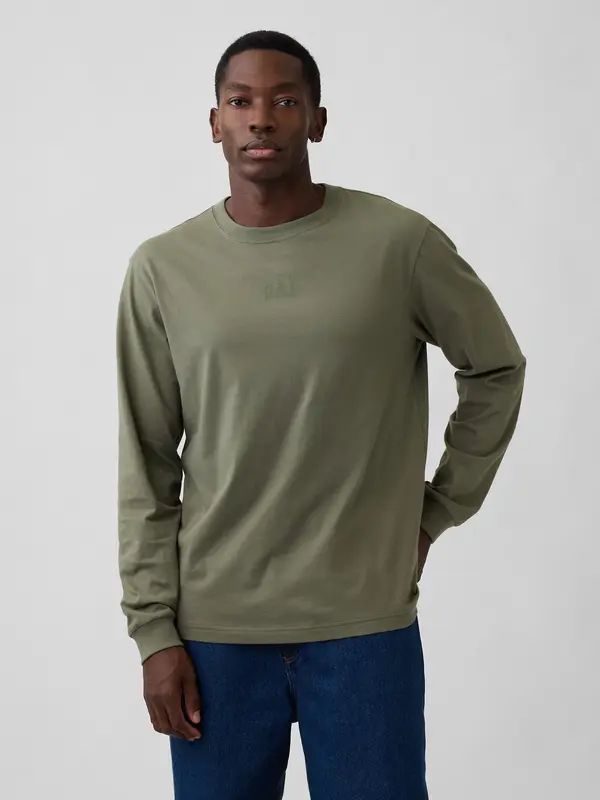 GAP Majica s logom GAP Everyday Soft