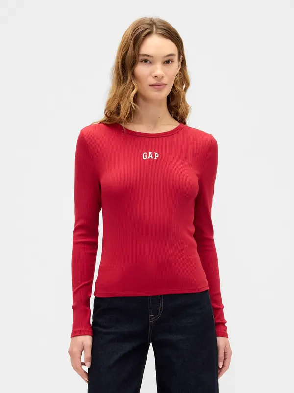 GAP Majica s rebrastim logotipom GAP