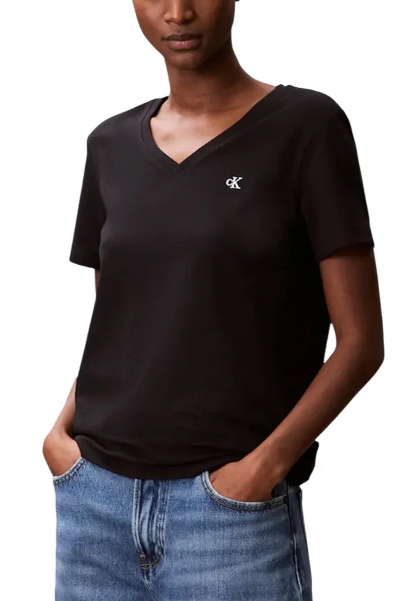 Calvin Klein Majica s V-izrezom Calvin Klein Jeans