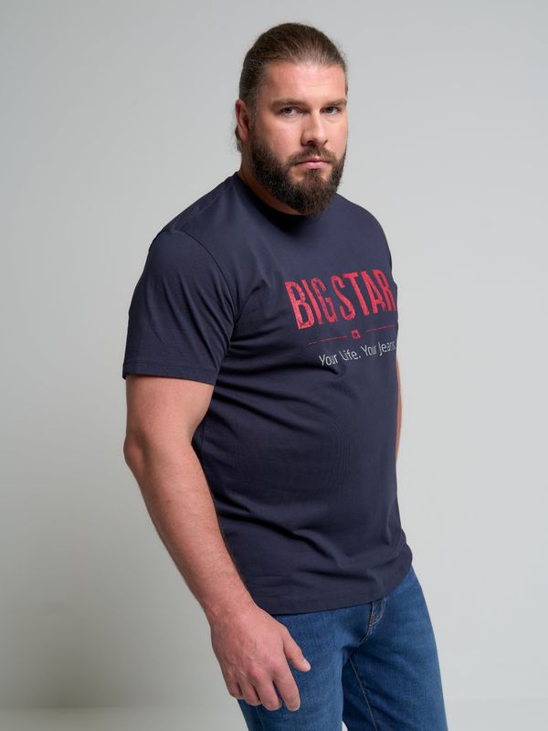 Big Star Majica T-shirt_ss Big Star Mana 150045 Blue-403