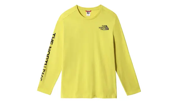 The North Face Majica The North Face M Coordinates L/S, kiselo žuta