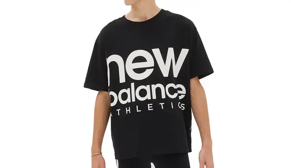 New Balance Majice - New Balance Athletics Unisex Out of Bounds Tee Black Crna