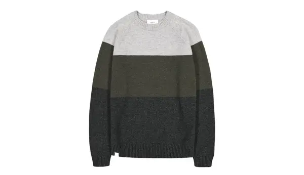Makia Makia Block Knit majica s kapuljačom, siva