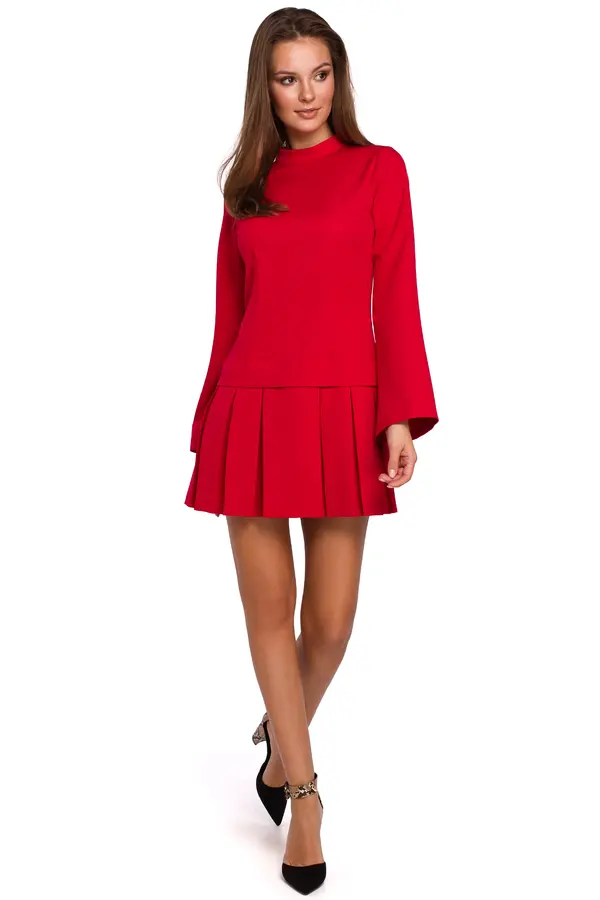 Makover Makover Woman's Dress K021 Red