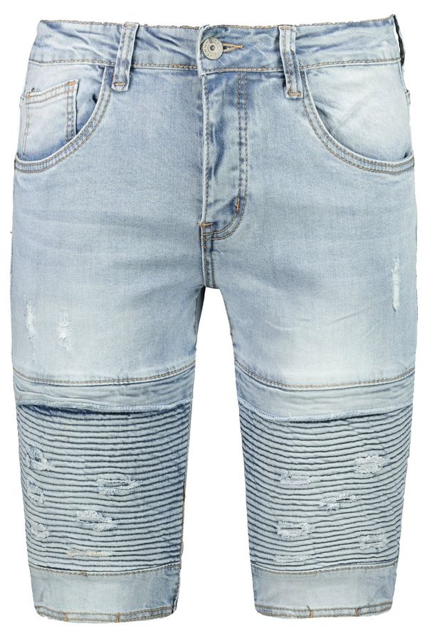 DStreet Man Denim Blue Shorts SX1219