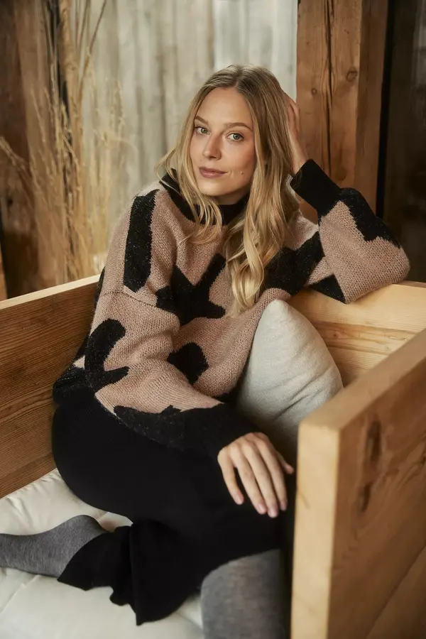 Marisse Marisse Patterned Sweater