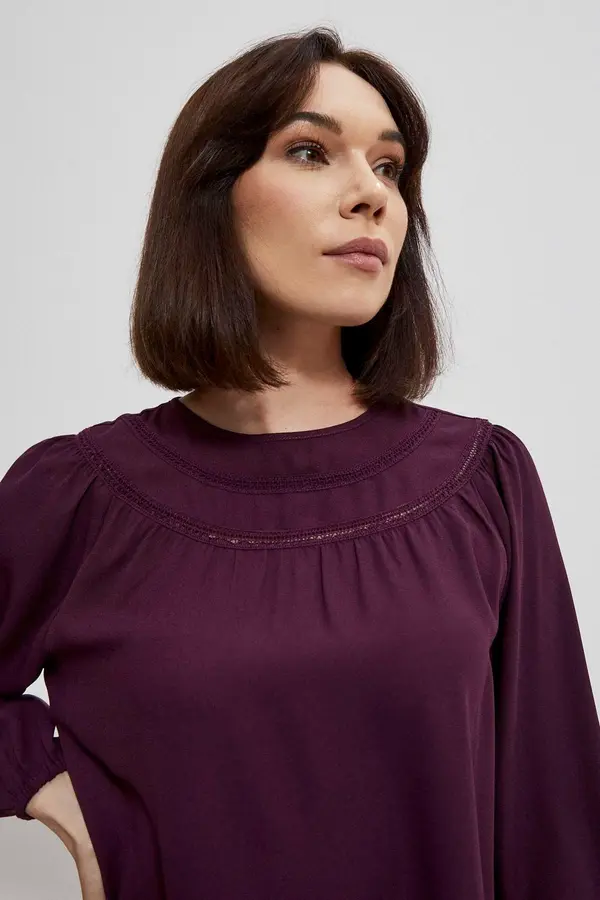 Marisse Marisse Shirt Z-Ko-3930 Burgundy