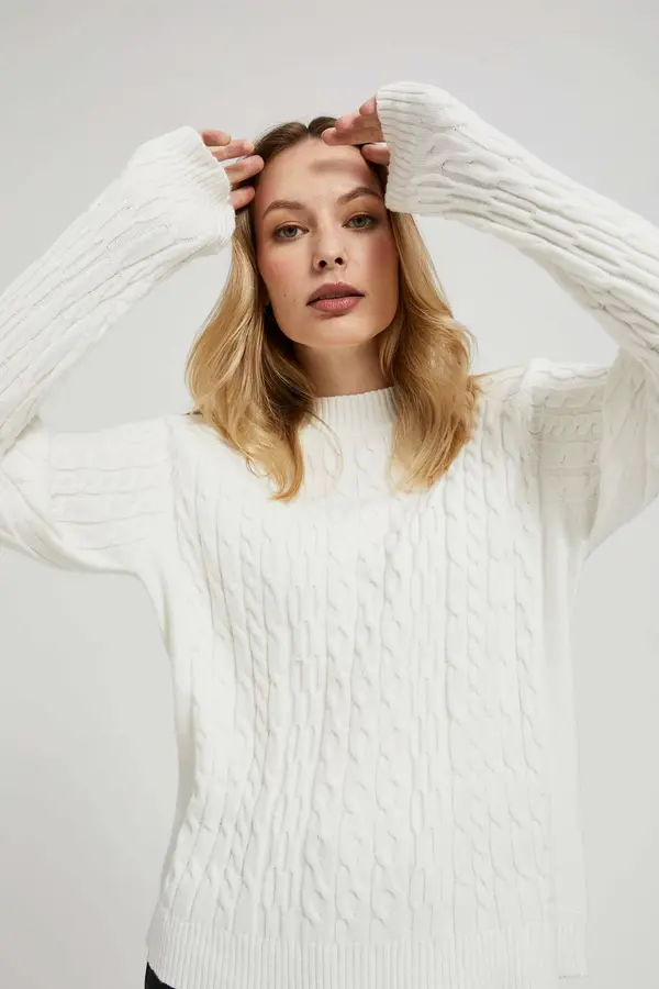 Marisse Marisse Sweater With Decorative Weave