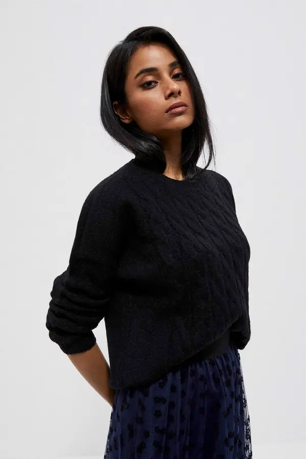 Marisse Marisse Sweater Z-Sw-3909 Black