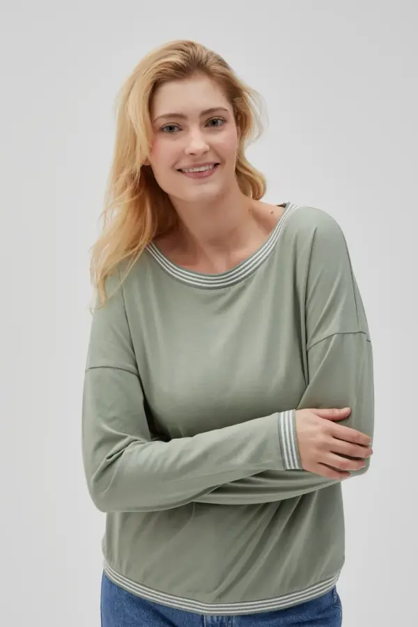 Marisse Marisse Women's Blouse L-Ts-4617 Olive