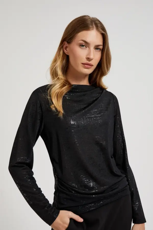 Marisse Marisse Women's Blouse Z-Ts-4526 Black