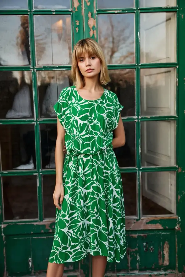 Marisse Marisse Women's Dress L-Su-4650 Green