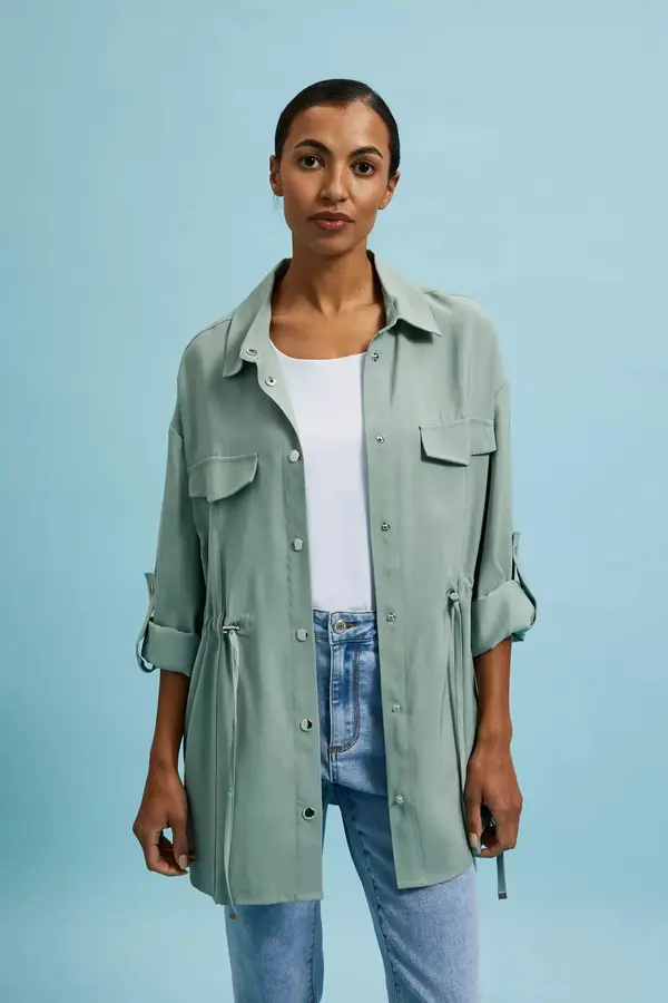 Marisse Marisse Women's Jacket L-Ku-4315 Olive