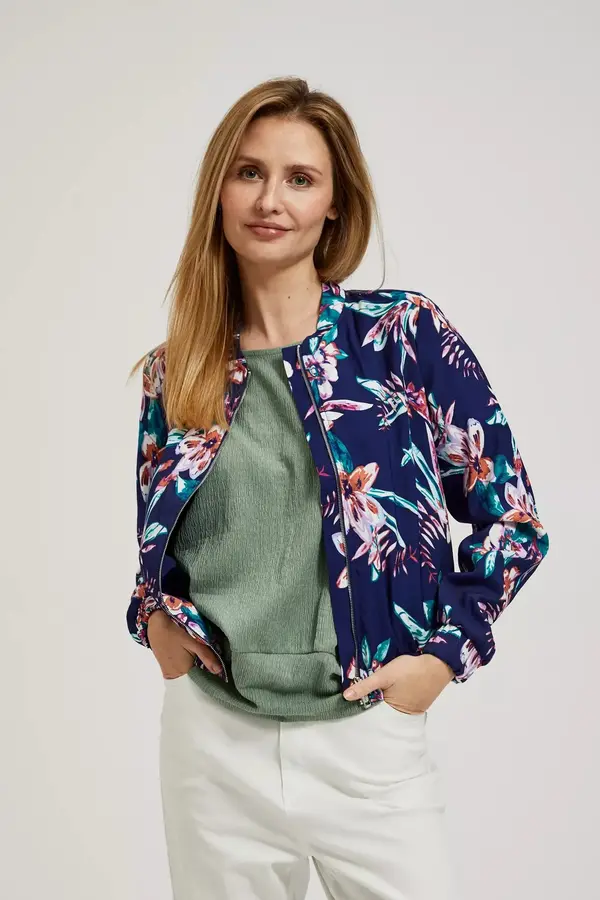 Marisse Marisse Women's Jacket L-Ku-4316 Navy