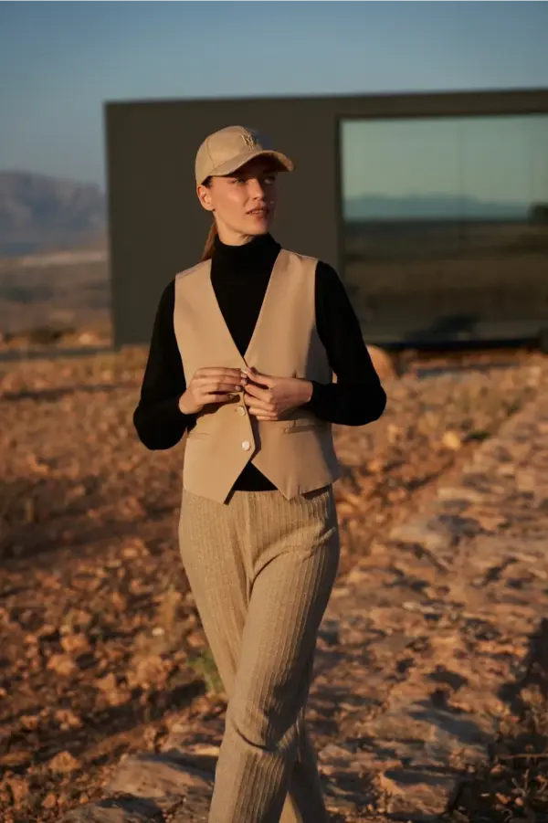 Marisse Marisse Women's Jacket Z-Ka-4503 L.Brown