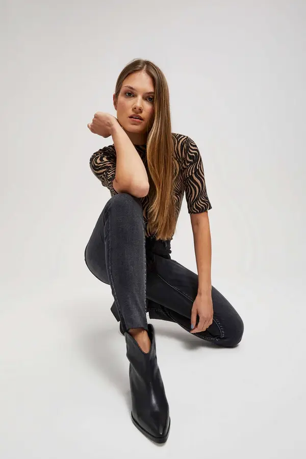 Marisse Marisse Women's Jeans L-Je-4024 Graphite