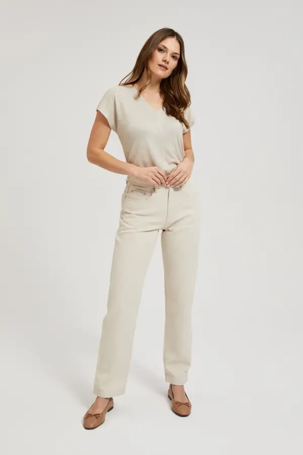 Marisse Marisse Women's Jeans L-Je-4310 L.Beige
