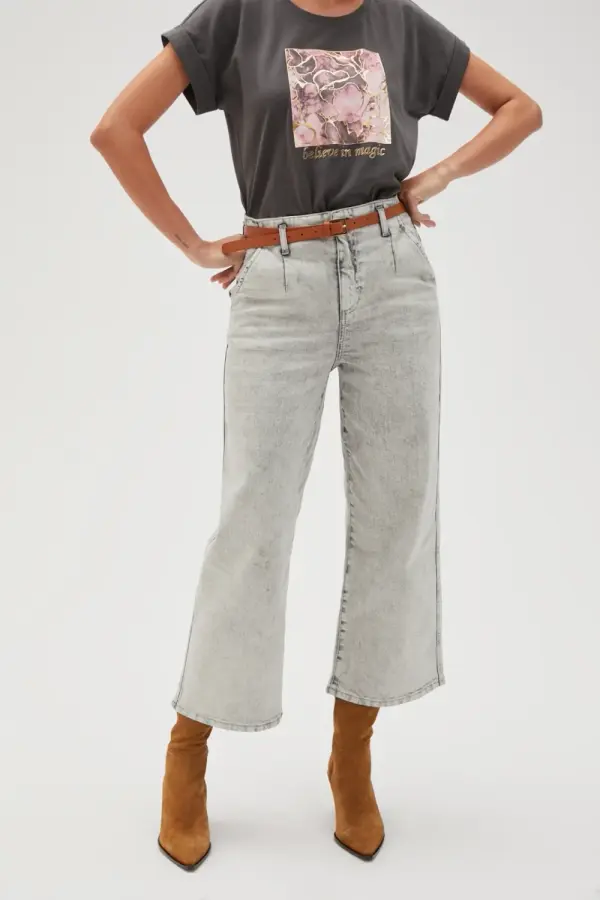 Marisse Marisse Women's Jeans L-Je-4607 Grey