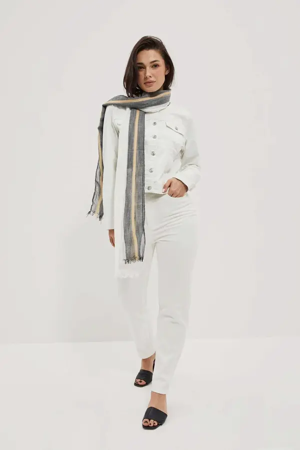 Marisse Marisse Women's Scarf L-Sz-4008 White