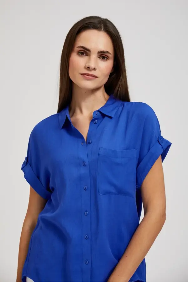 Marisse Marisse Women's Shirt L-Ko-4346 L.Navy