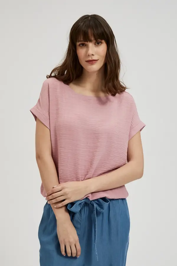 Marisse Marisse Women's Shirt L-Ko-4350 Dusty Pink