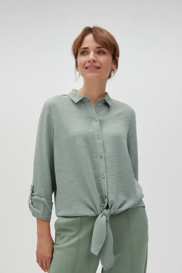 Marisse Marisse Women's Shirt L-Ko-4609 Olive
