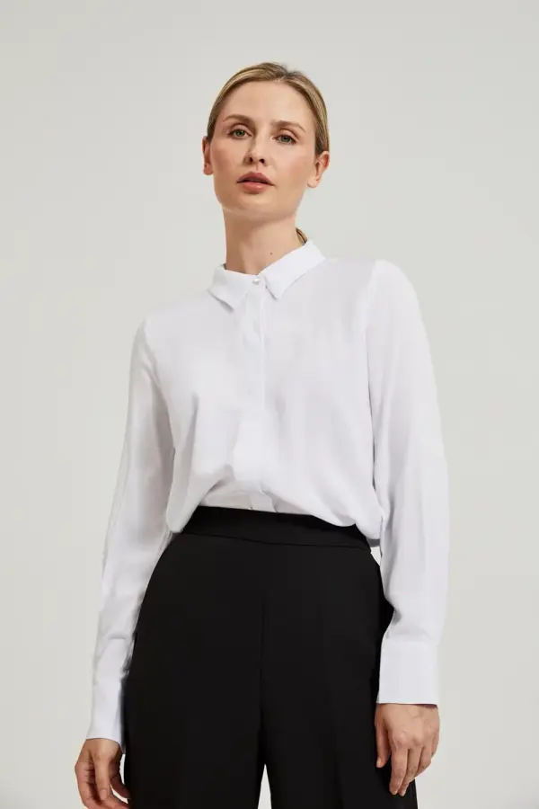 Marisse Marisse Women's Shirt Z-Ko-4502 White