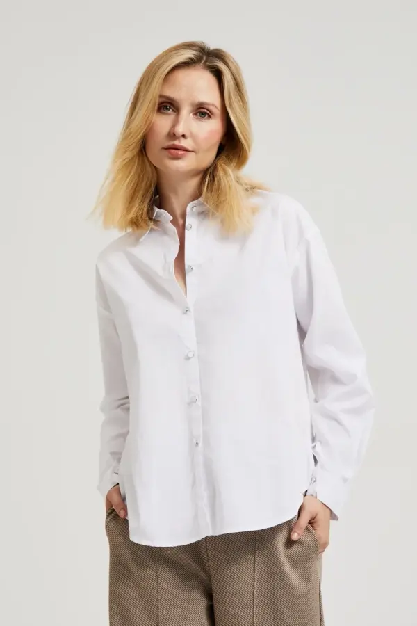 Marisse Marisse Women's Shirt Z-Ko-4514 White