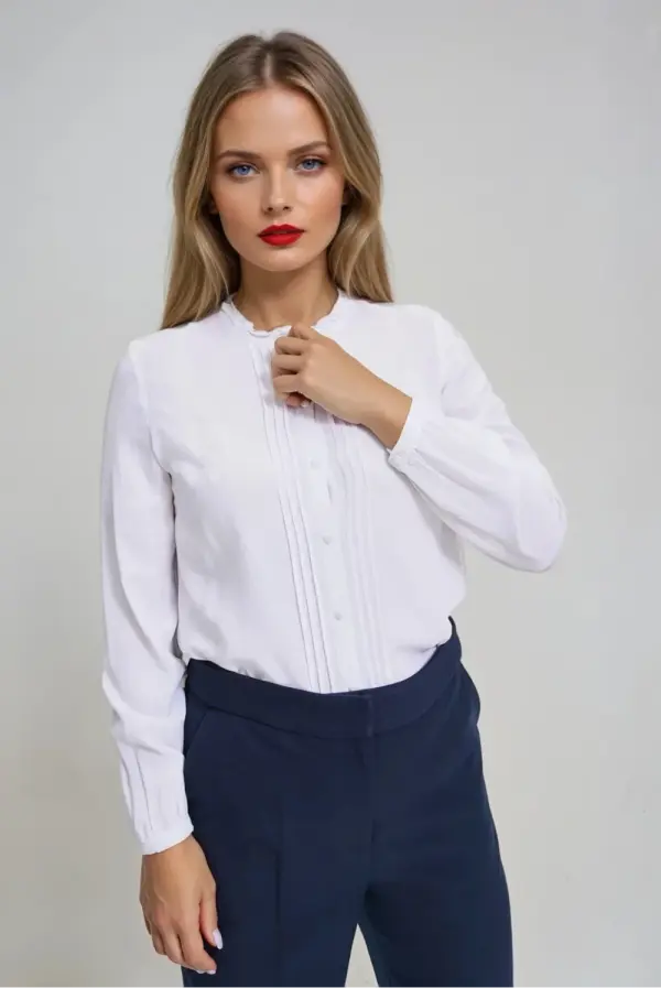 Marisse Marisse WOMEN'S SHIRT Z-KO-4801 WHITE