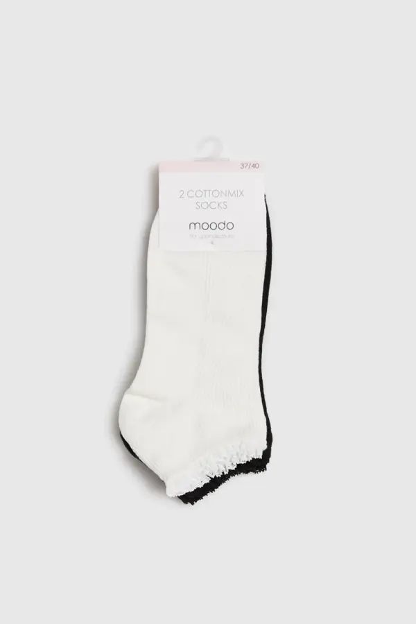 Marisse Marisse Women's Socks Z-Sk-4502 Off White