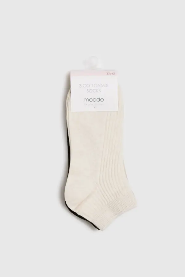 Marisse Marisse Women's Socks Z-Sk-4503 L.Beige Mel