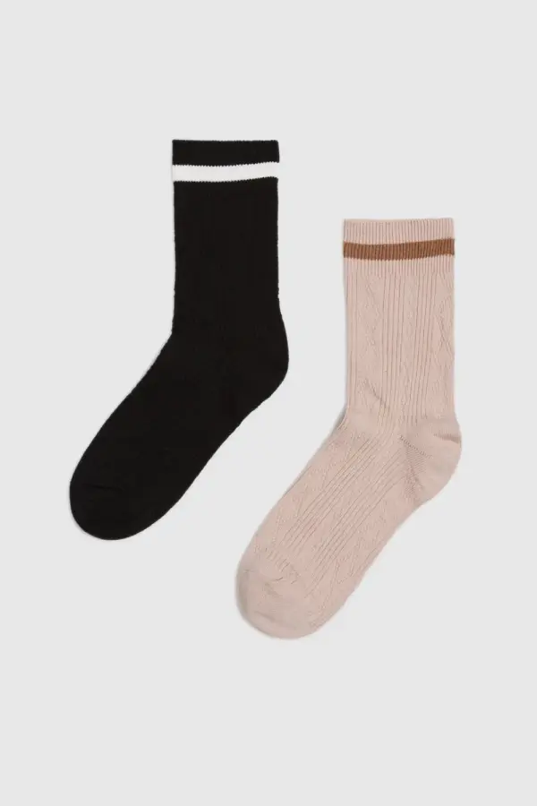Marisse Marisse Women's Socks Z-Sk-4513 Black