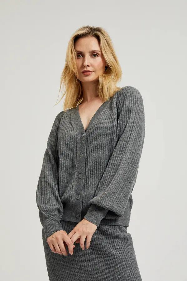 Marisse Marisse Women's Sweater Z-Sw-4531 Grey Mel