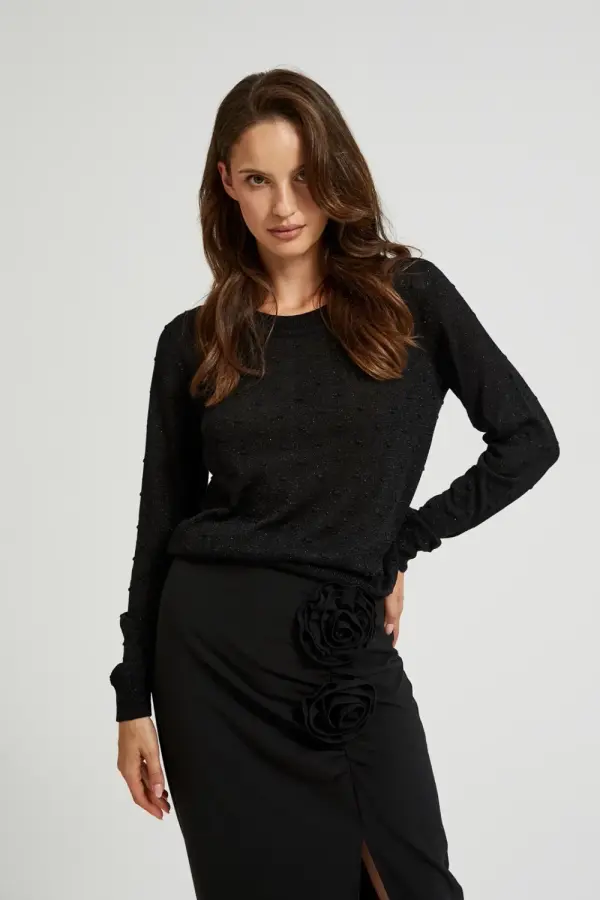Marisse Marisse Women's Sweater Z-Sw-4533 Black